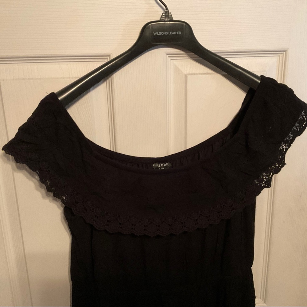 City chic gauze maxi dress size 20/L